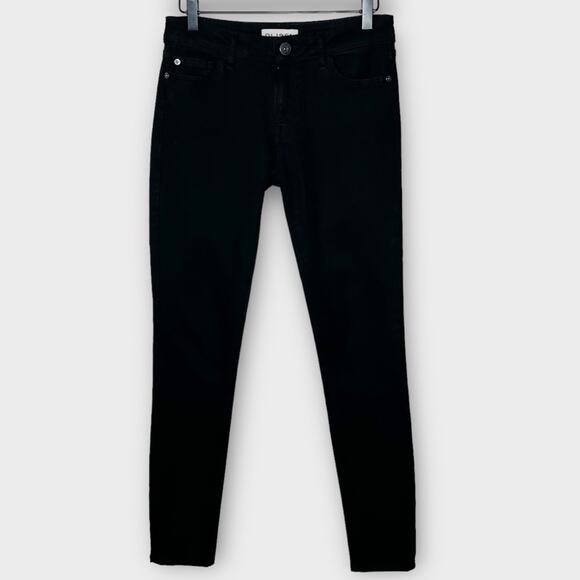 DL1961 Women's Florence Instasculpt Black Mid-Rise Skinny Fit Jeans Size 26 - Picture 2 of 8